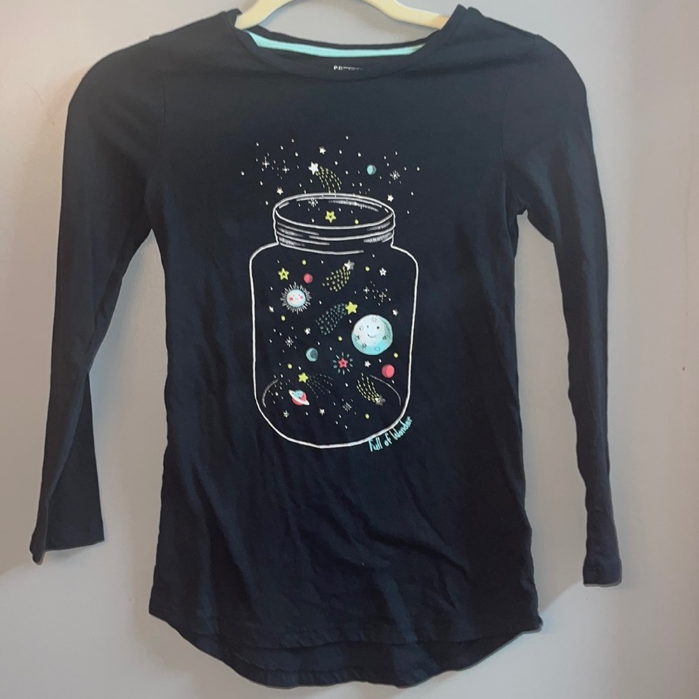 Glow in the dark Spotted Zebra Long Sleeve Top